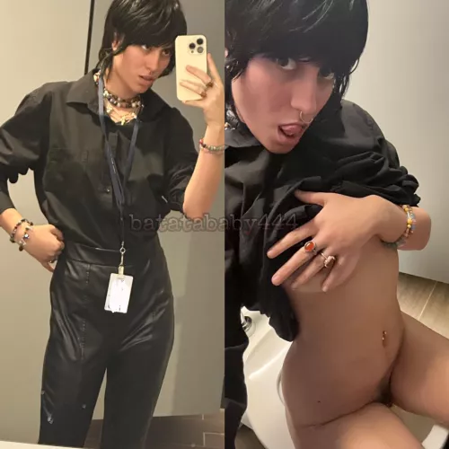 goth boi can't help but be the sexiest person in the whole office