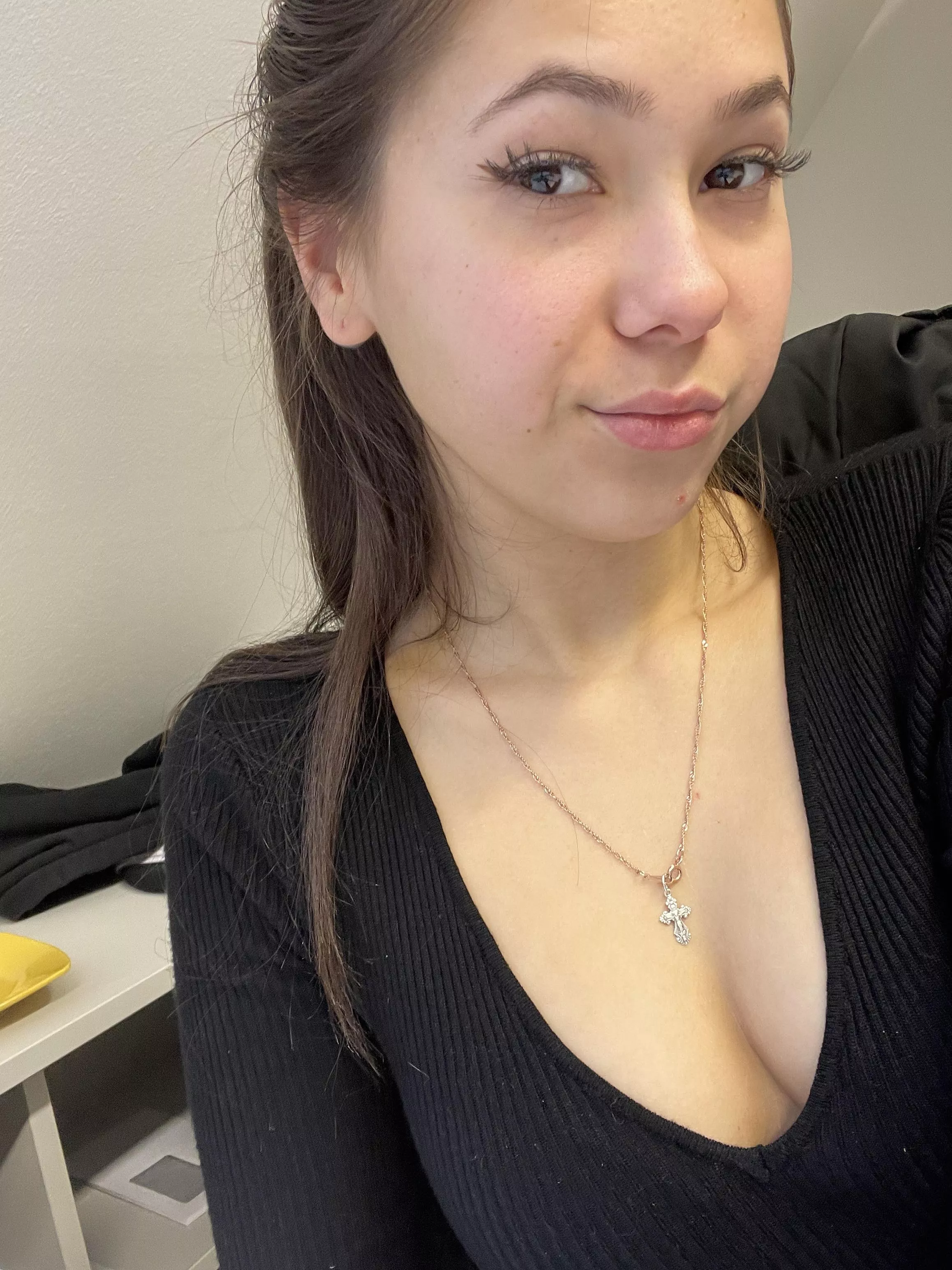 How much milk would you suck out of my petite tits?