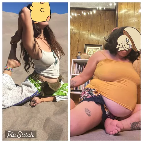 I can still do this pose kind of?