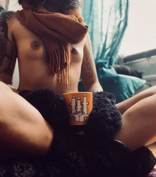 I had to put on full winter gear today.