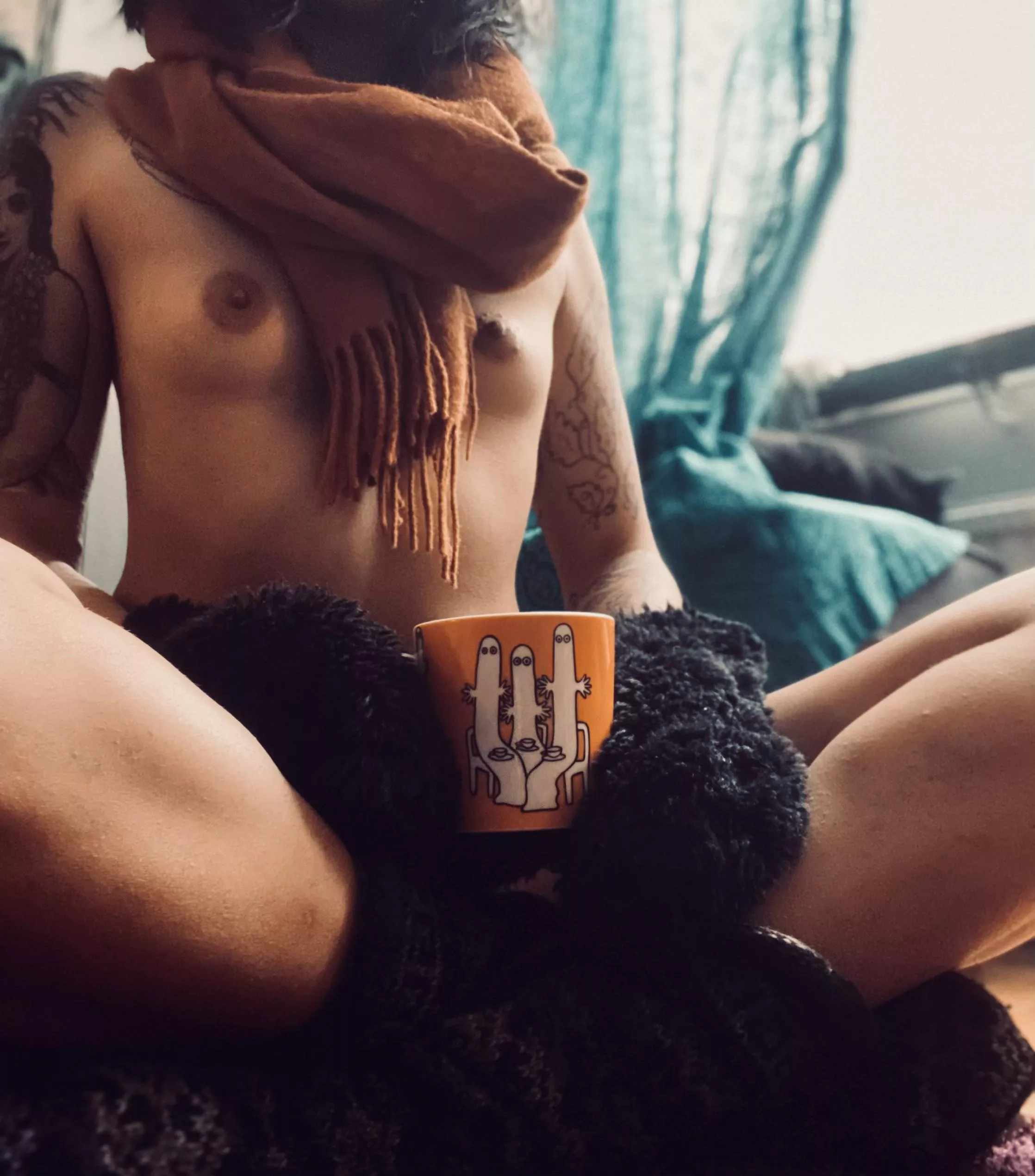 I had to put on full winter gear today.