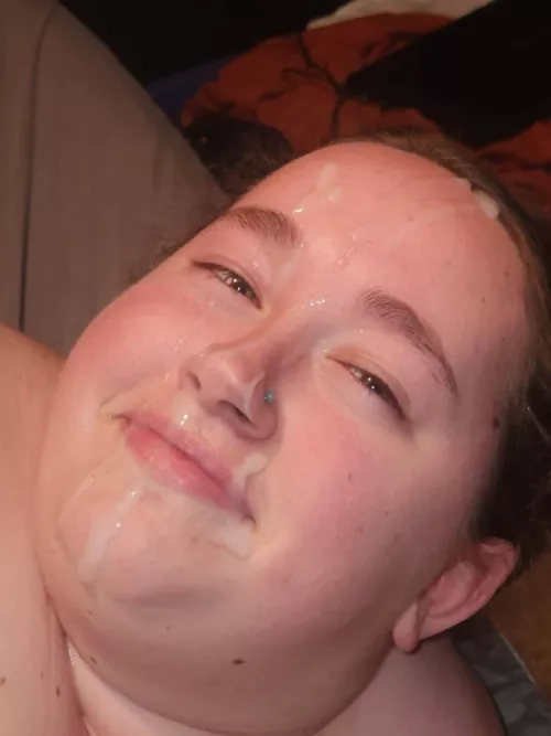 I love having cum on my face