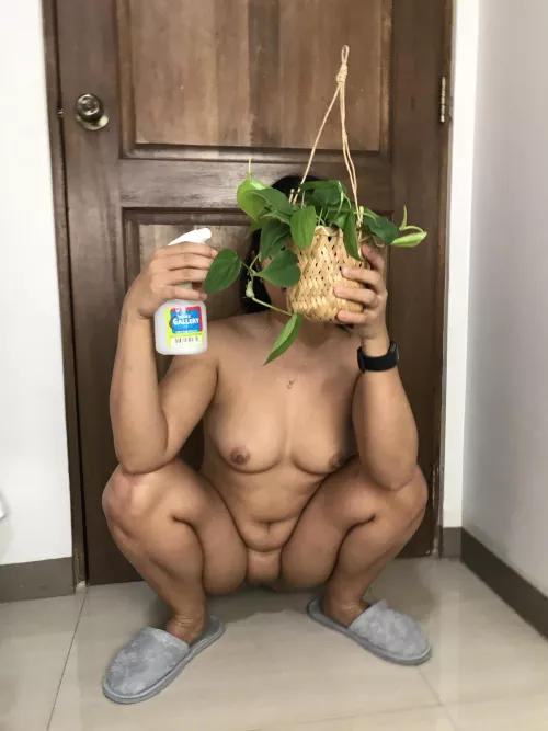 I love to care for my plants!