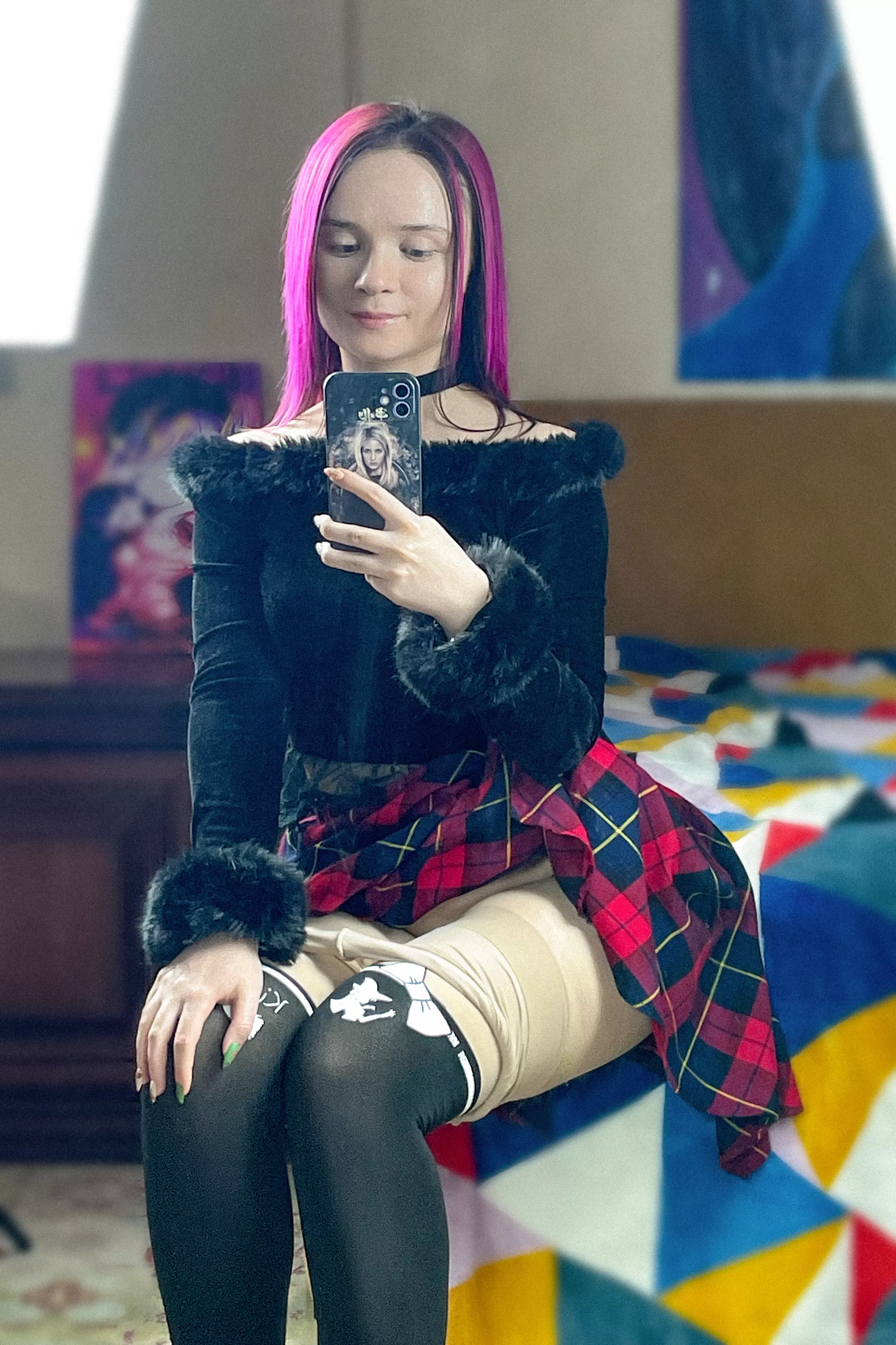 I lowered my tights to seduce you