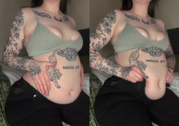 I tried on my old jeans 😅