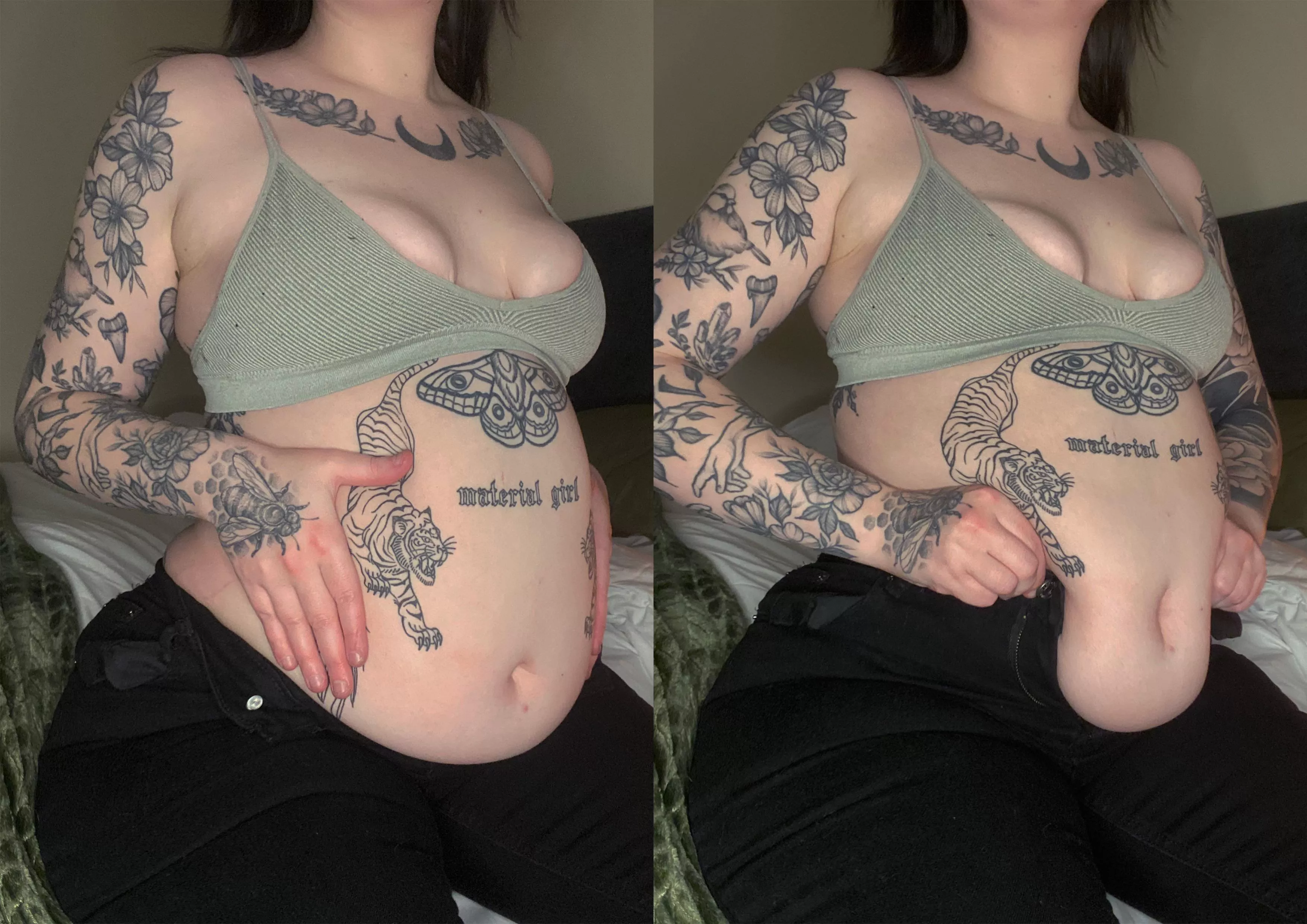 I tried on my old jeans 😅