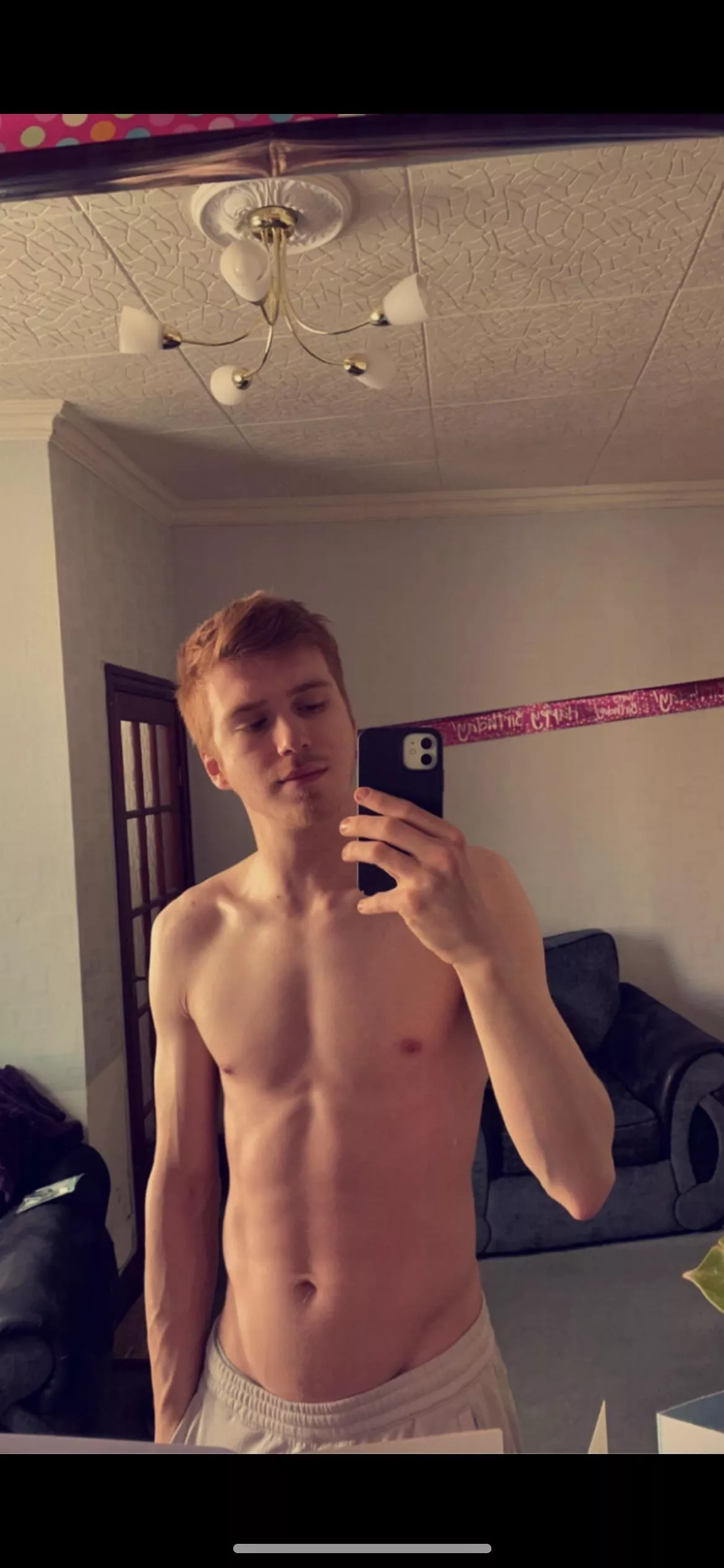 I used to be fit with short hair