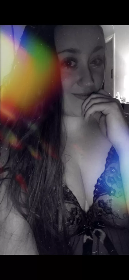 I’m lonely while daddy is at work. Who is coming to satisfy me?