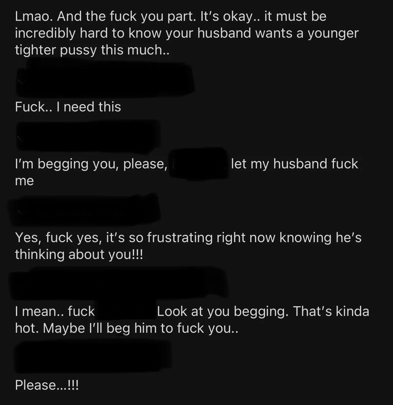 It’s been so fun making this Quean a willing cuck! 😘