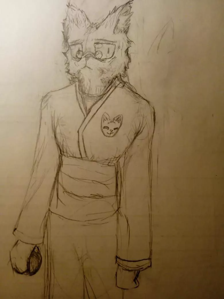 I’ve tried to draw something in furry way for the first time