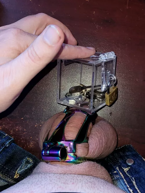 Keyholder let me try one maybe two Keys a week...