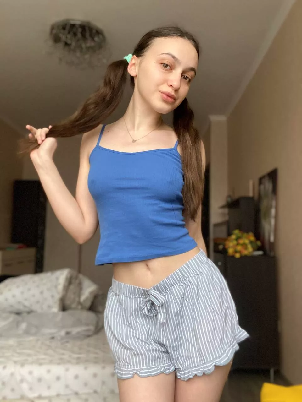 Little tits can still poke through