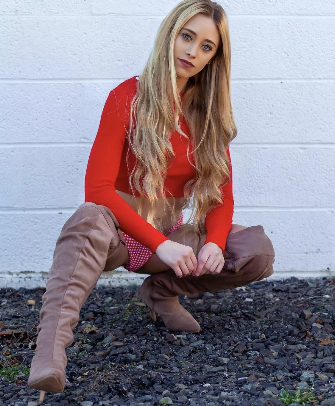 Love the brown boots