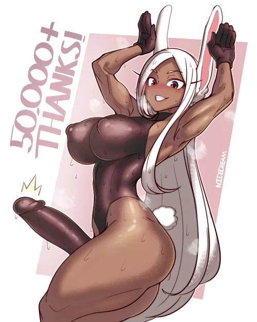 Miruko's big beautiful bunny boner