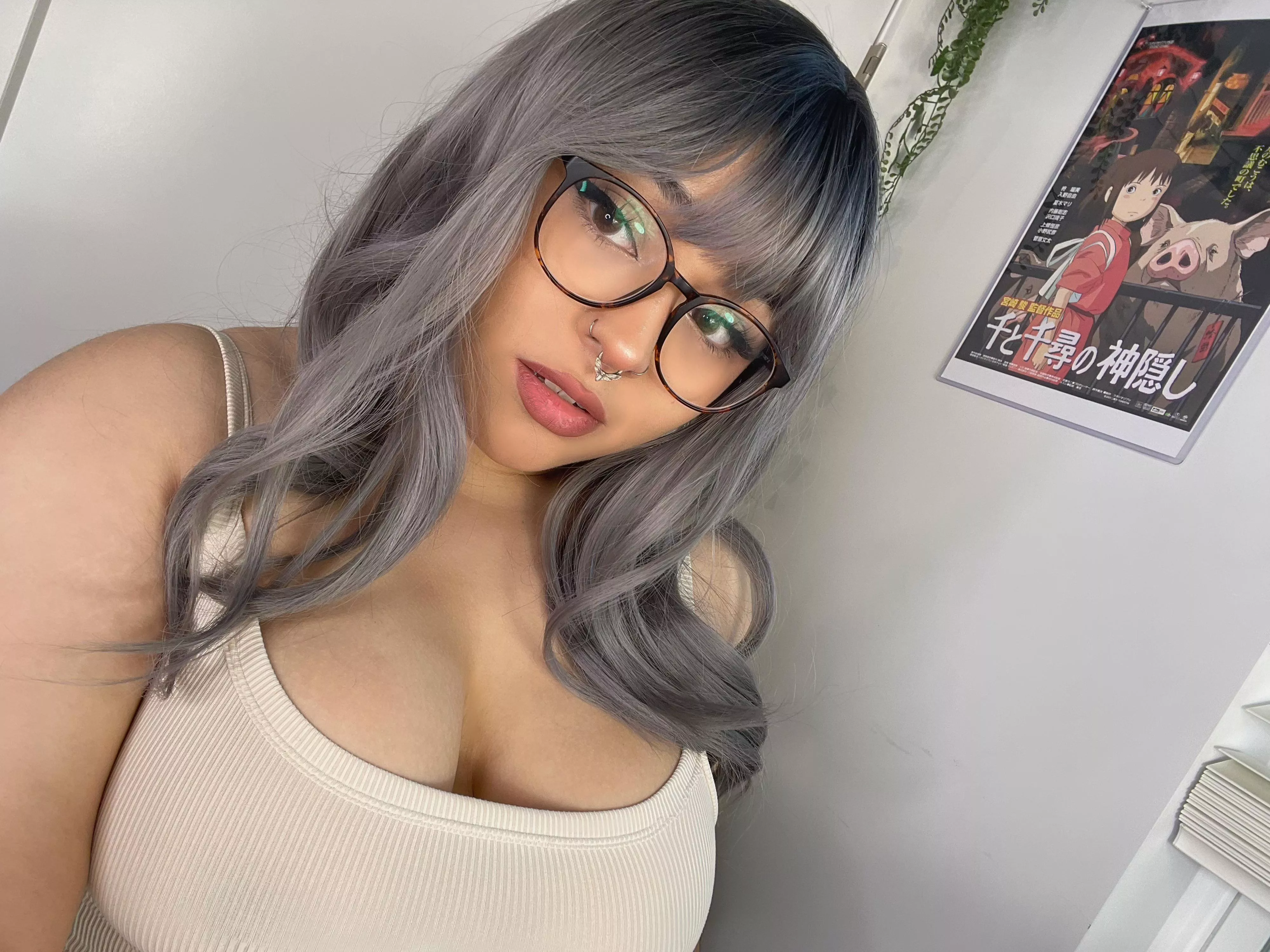 My glasses are up here 😇