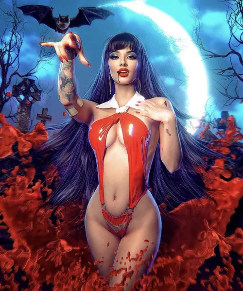 Nessielife as Vampirella