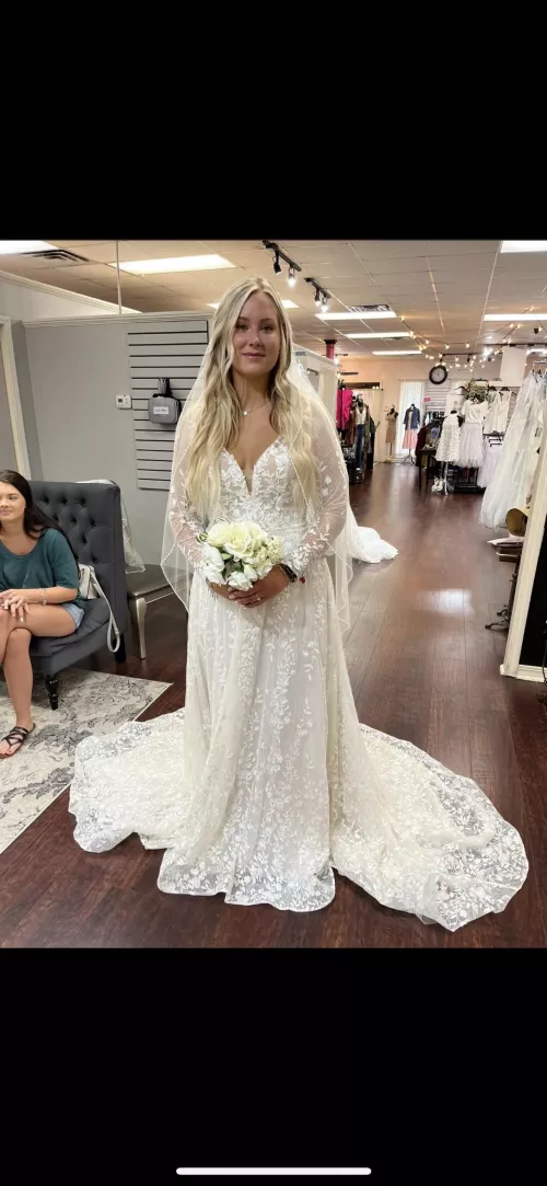 Posting three gorgeous blonde brides! tell me your thoughts IRTR