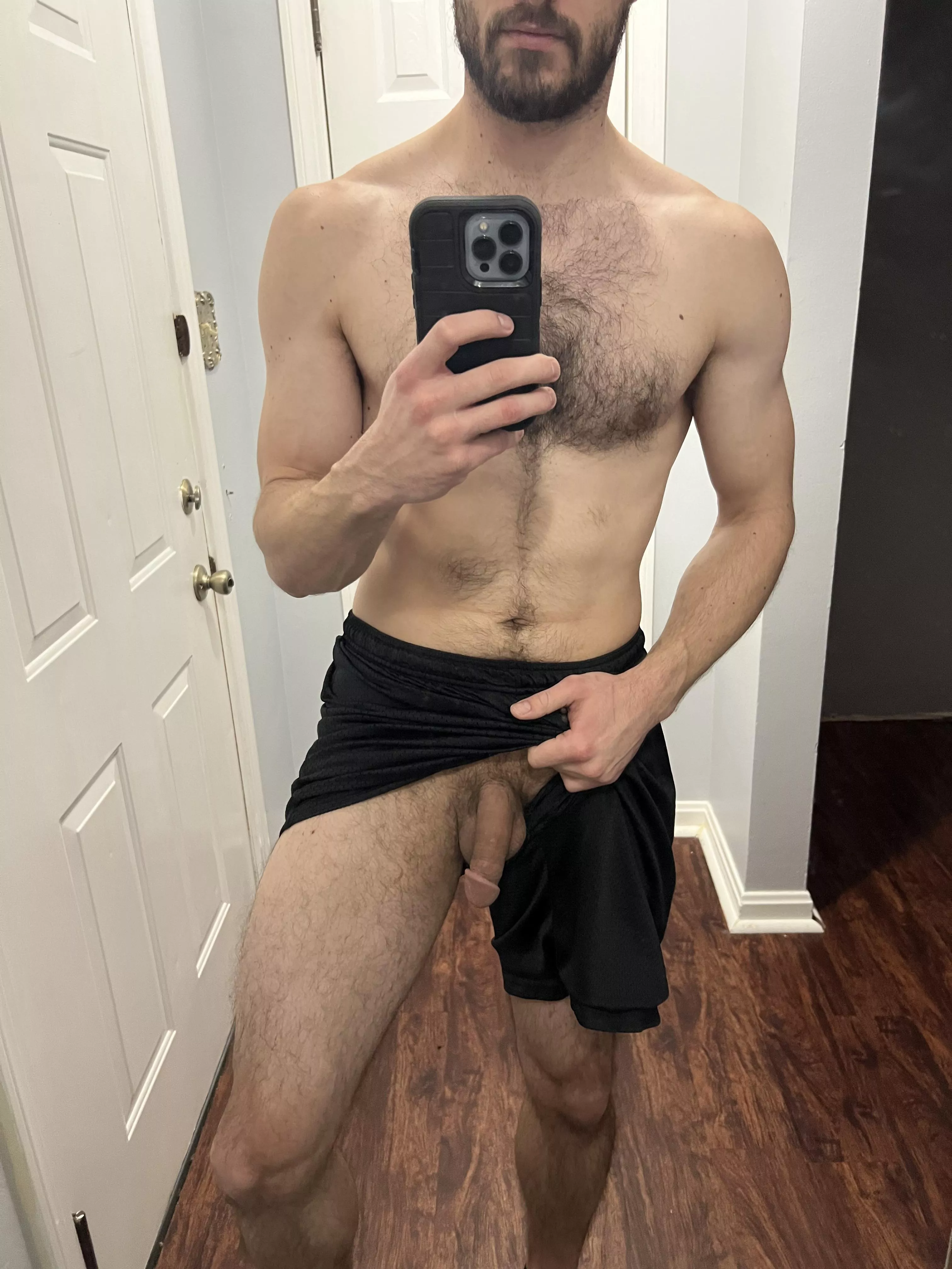 Pull my shorts like this