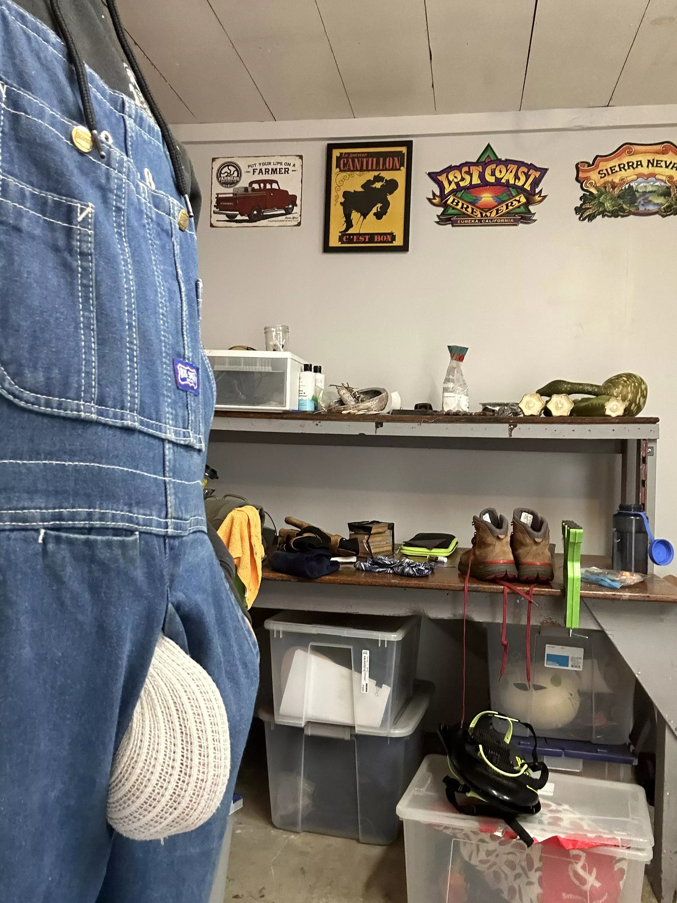 Pulled out the pouch