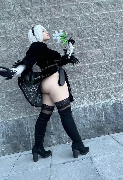 Sharing my 2b cosplay~ Have you played NieR Automata?