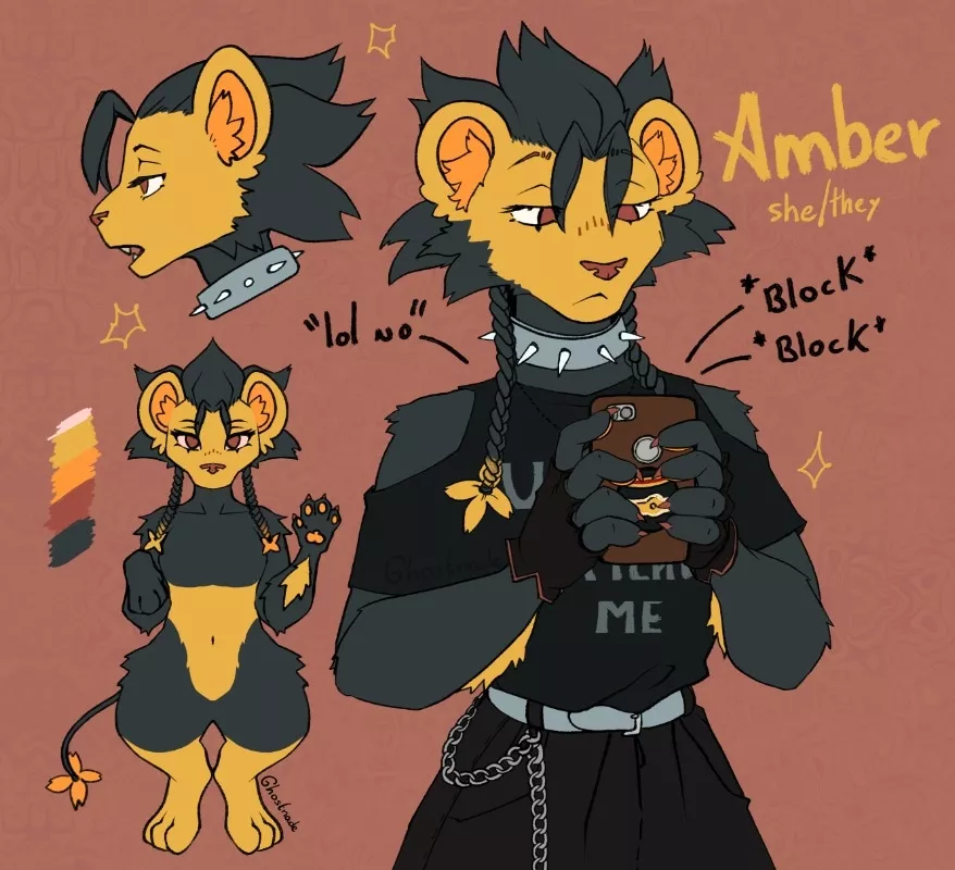 Shiny luxray oc cuz I shiny farmed one and I wanted to celebrate!