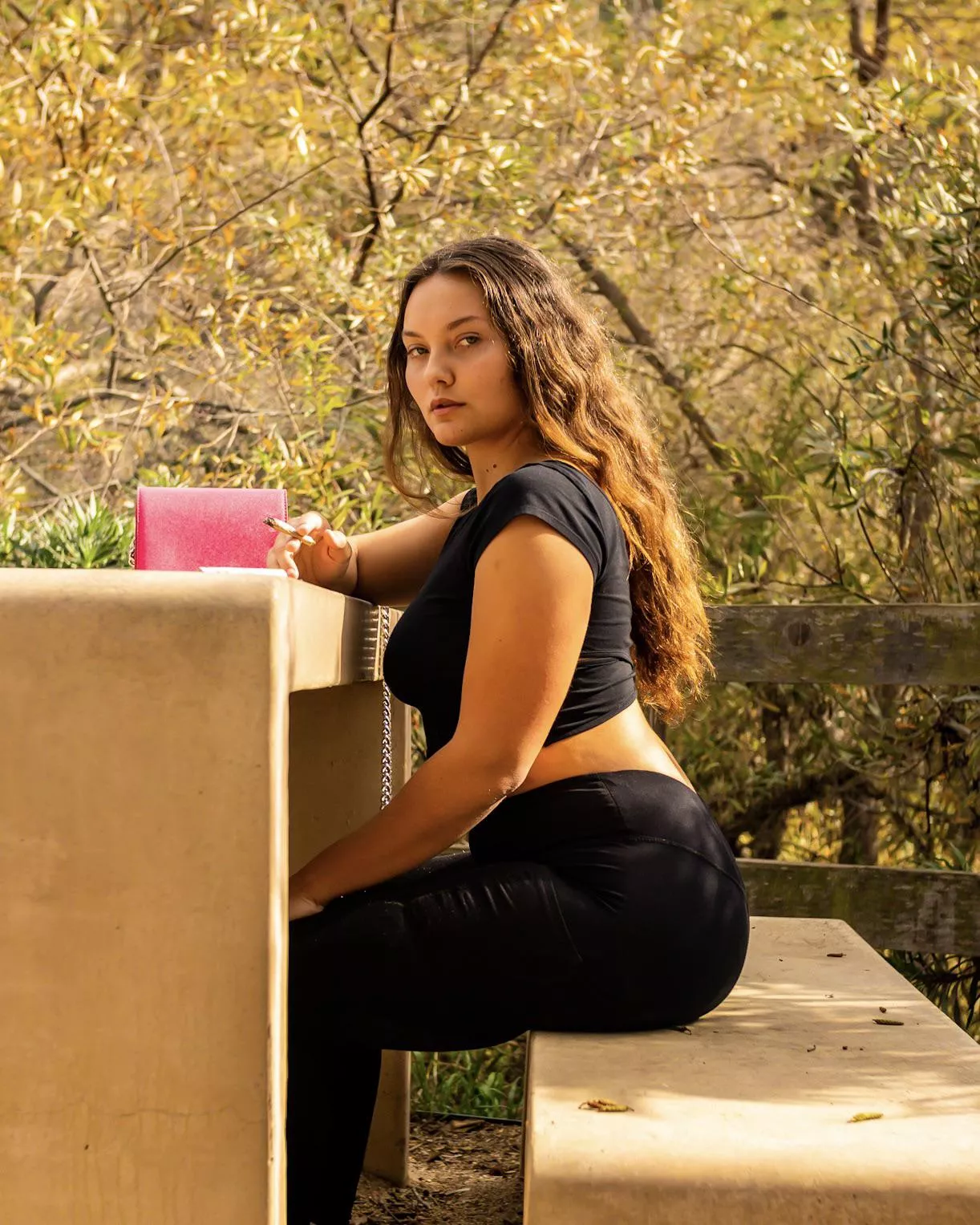 Smoking at the park 🍃