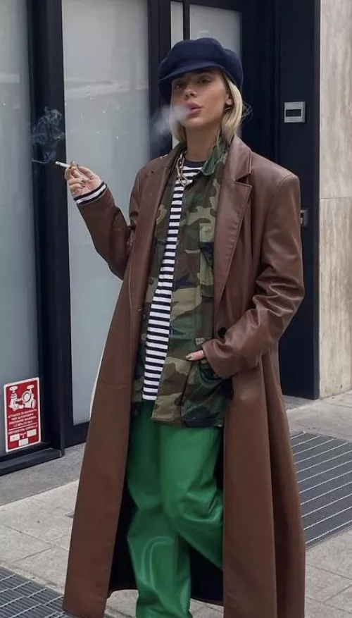 Strolling and Smoking