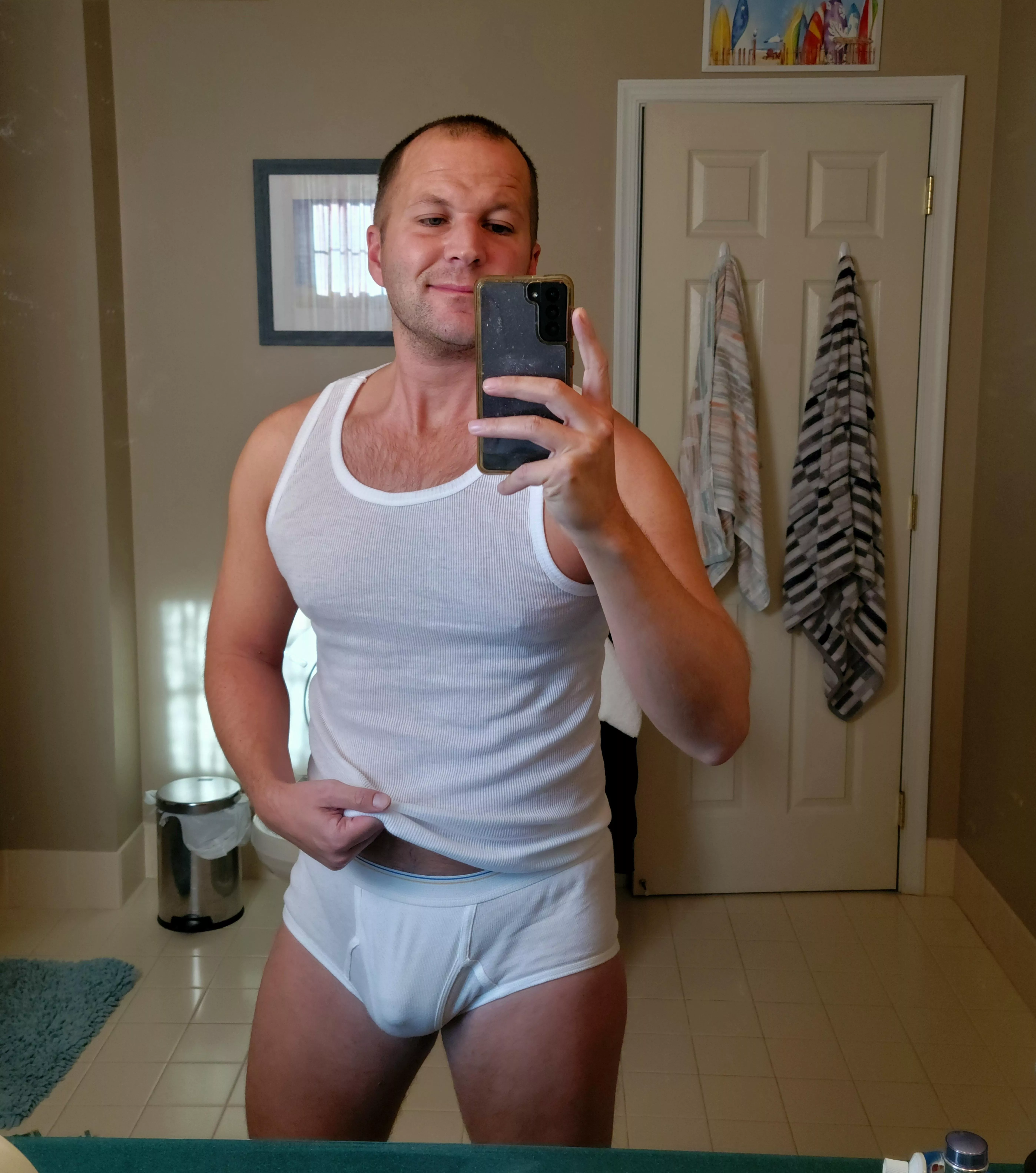 Who had a dad, uncle or brother who wore this around the house? [36]