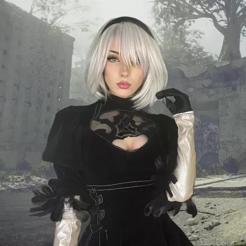 2B Nier; Automata Cosplay @xbellathegod