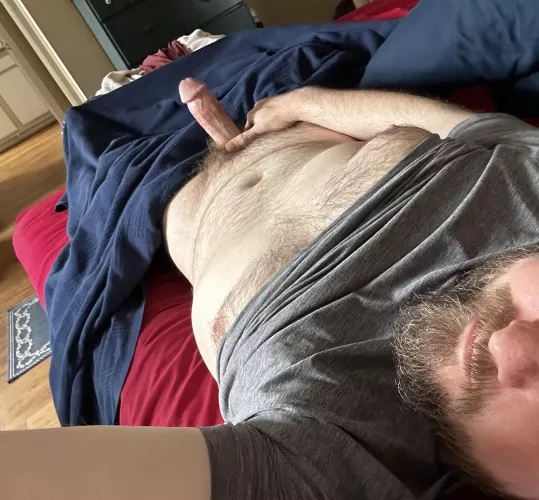 (41) Who wants to crawl in bed and warm up my cock? 😏