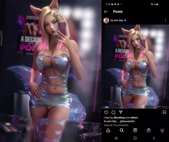 Ahri - Dressing Room Selfie (therealzOh)