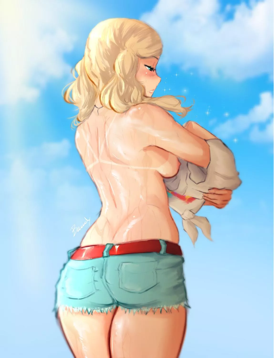Ann getting some sun (BawdyArt)