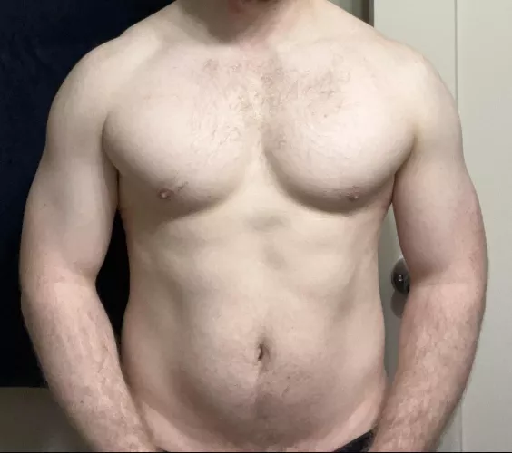 Been trying to be more body positive towards myself and proud of my workouts. What are your thoughts on my progress? (M)