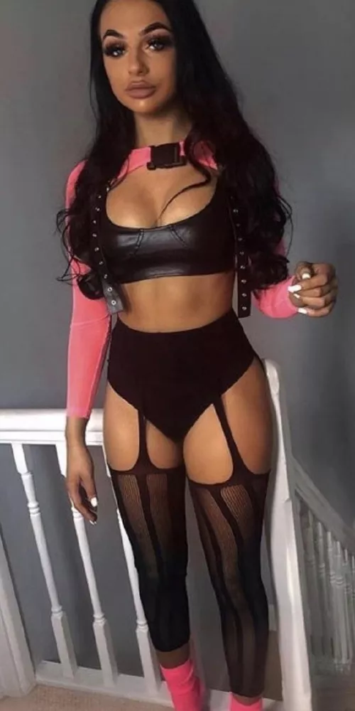 Chav slut dolled up