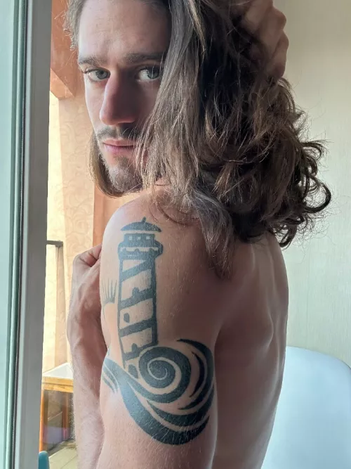 close to the lighthouse