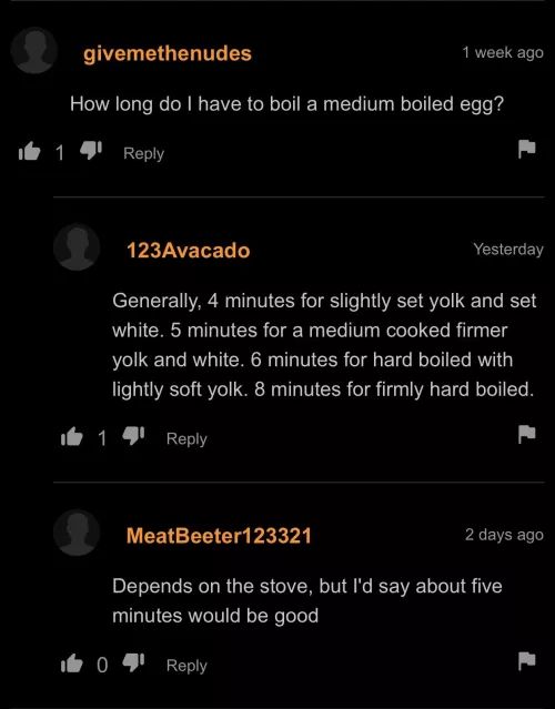 Cooking lessons from the hub