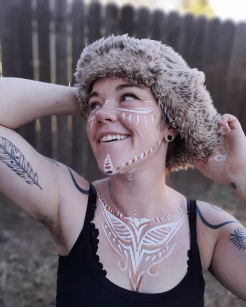 Face paint 🌿 😽