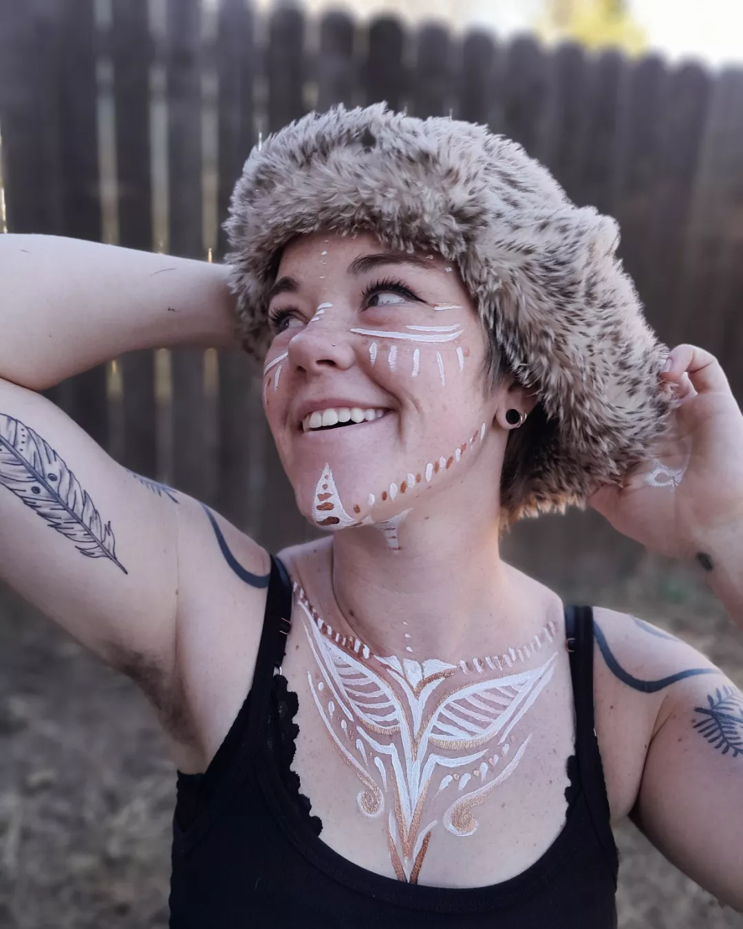 Face paint 🌿 😽