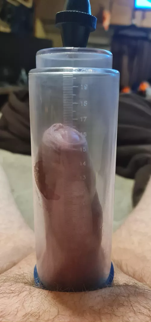 First pump in over a month.