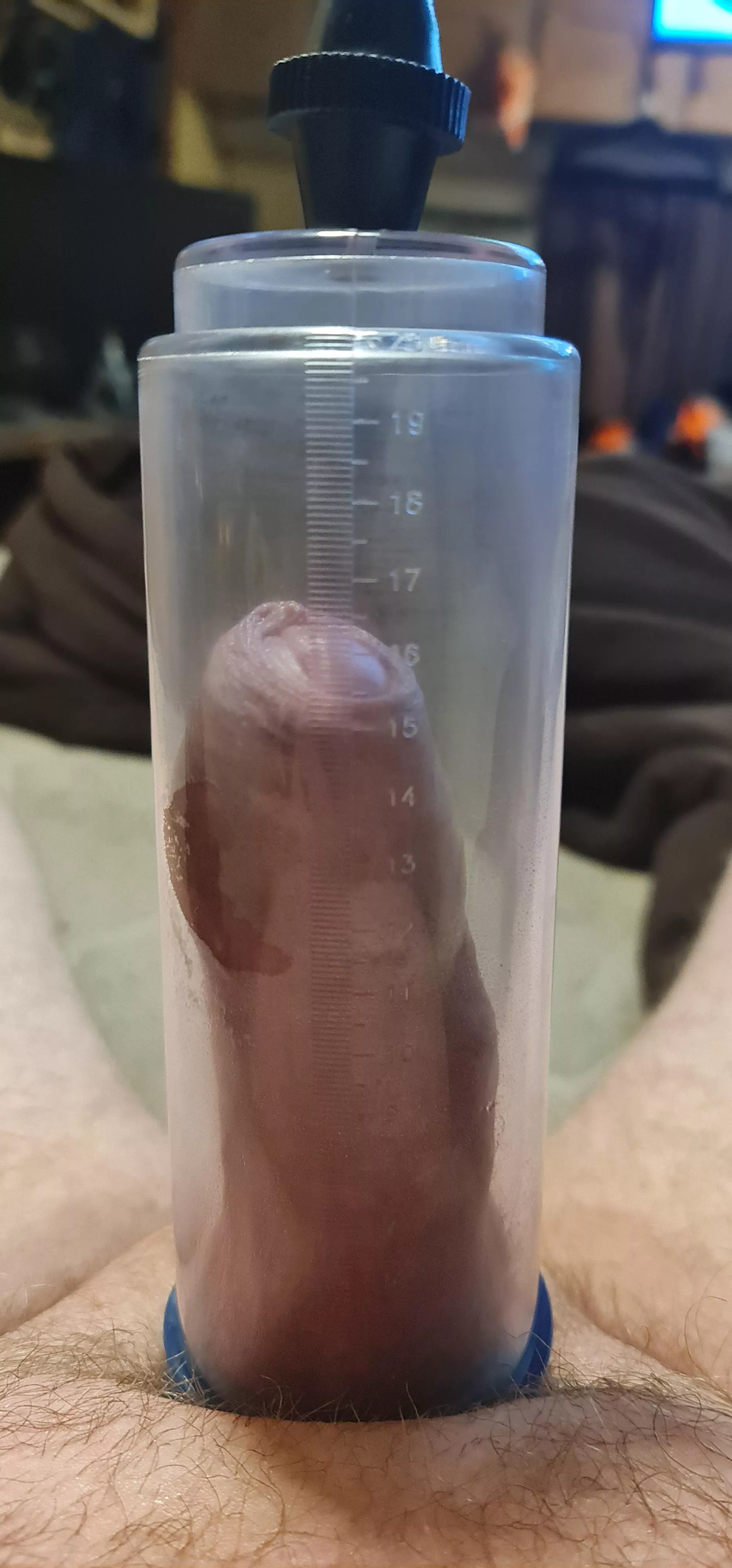 First pump in over a month.