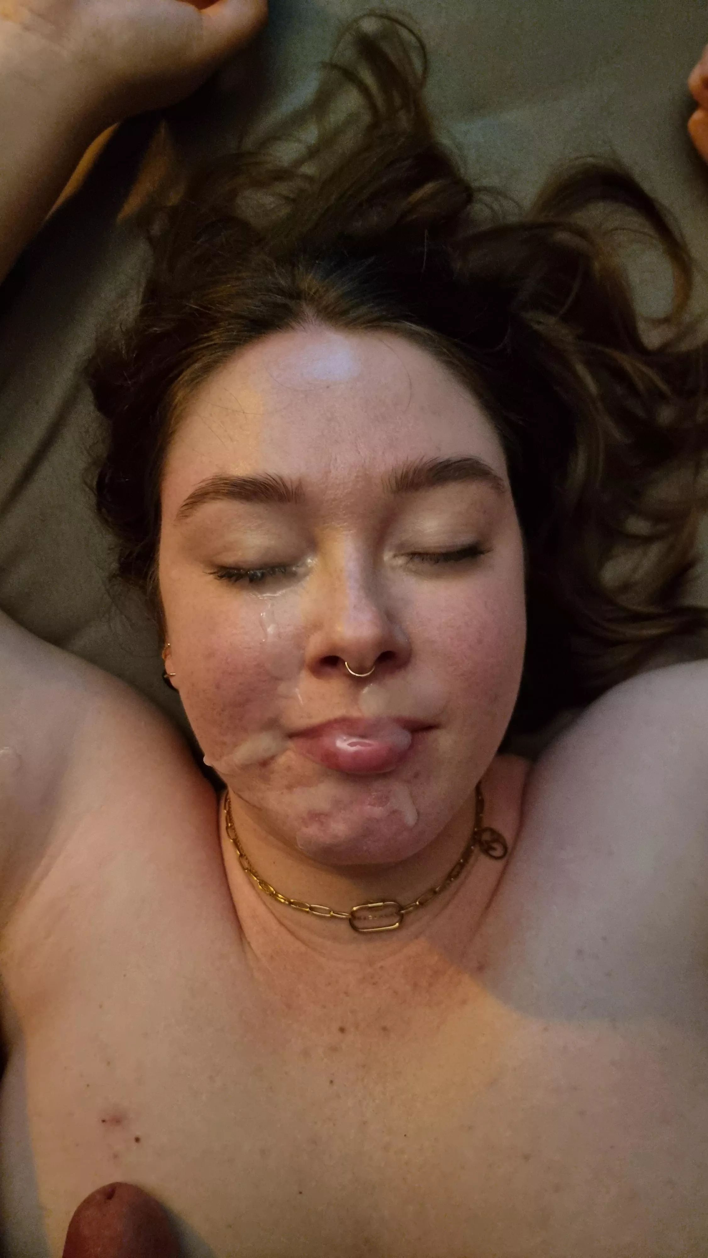 Freshly covered and happy