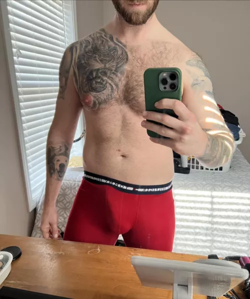 Getting ready for a wild Friday night at home