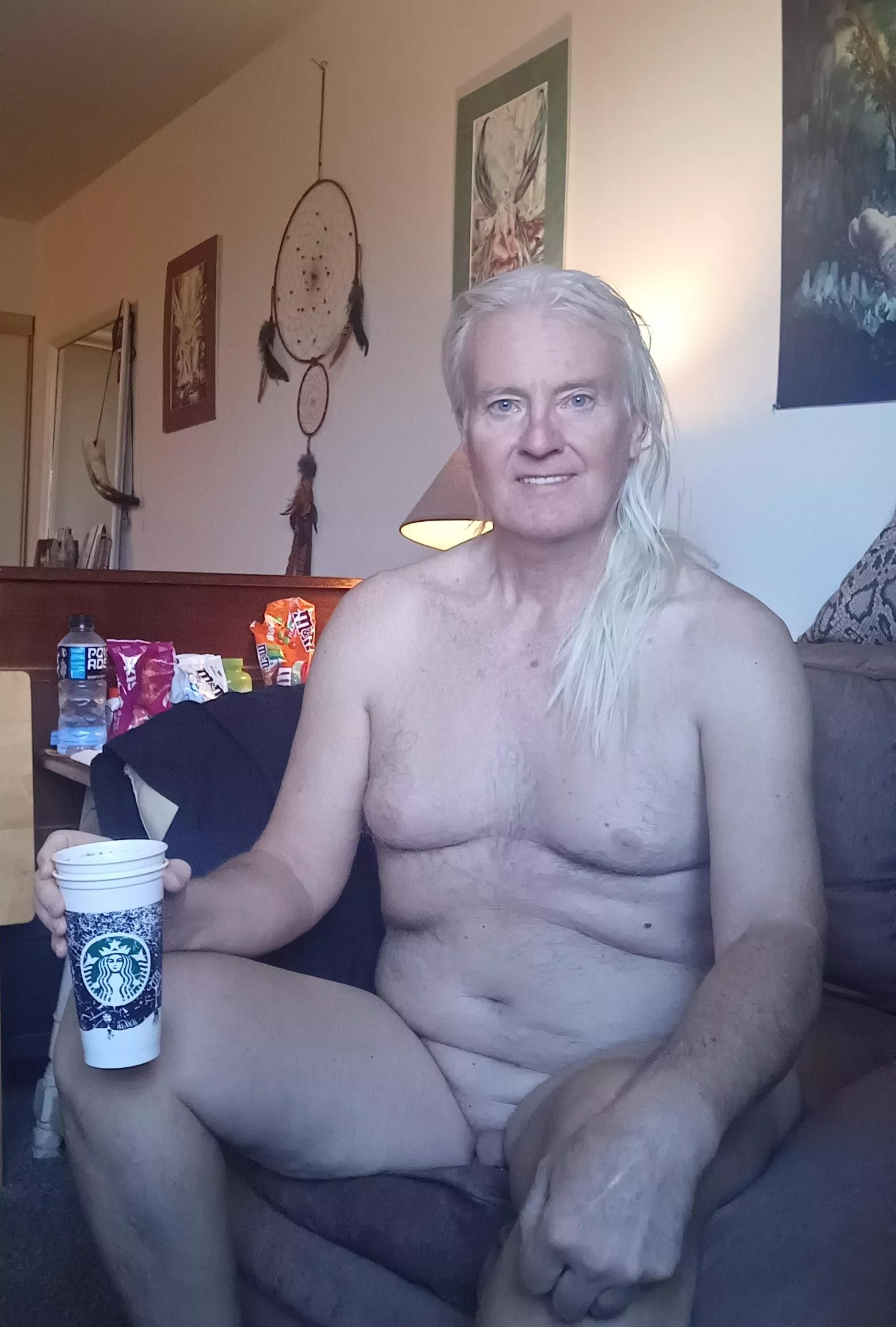 GM...I made it to the sofa lol