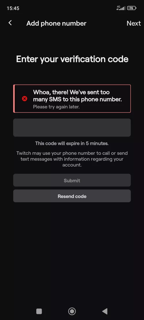 help it doesn't even send a message