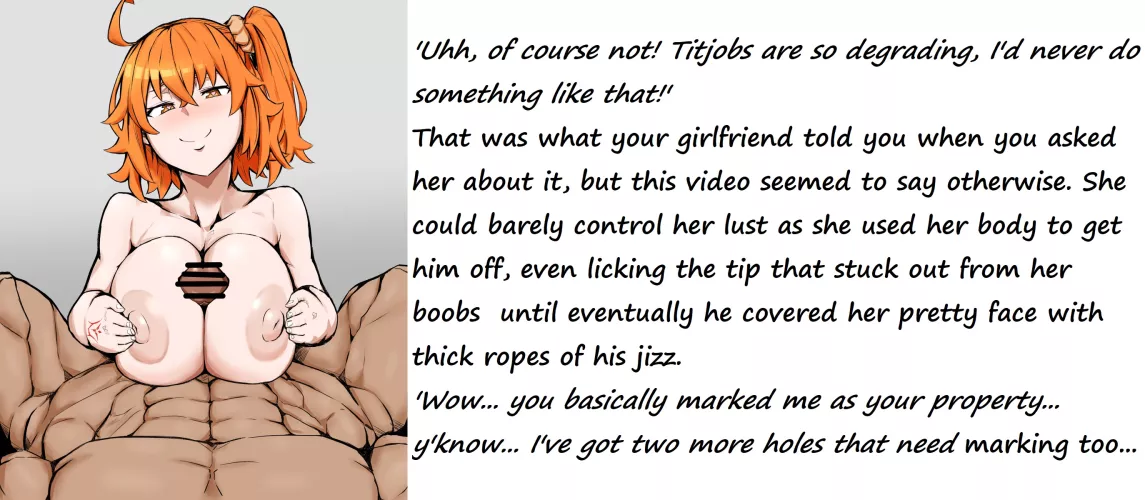 Her New Breast Friend (caption)