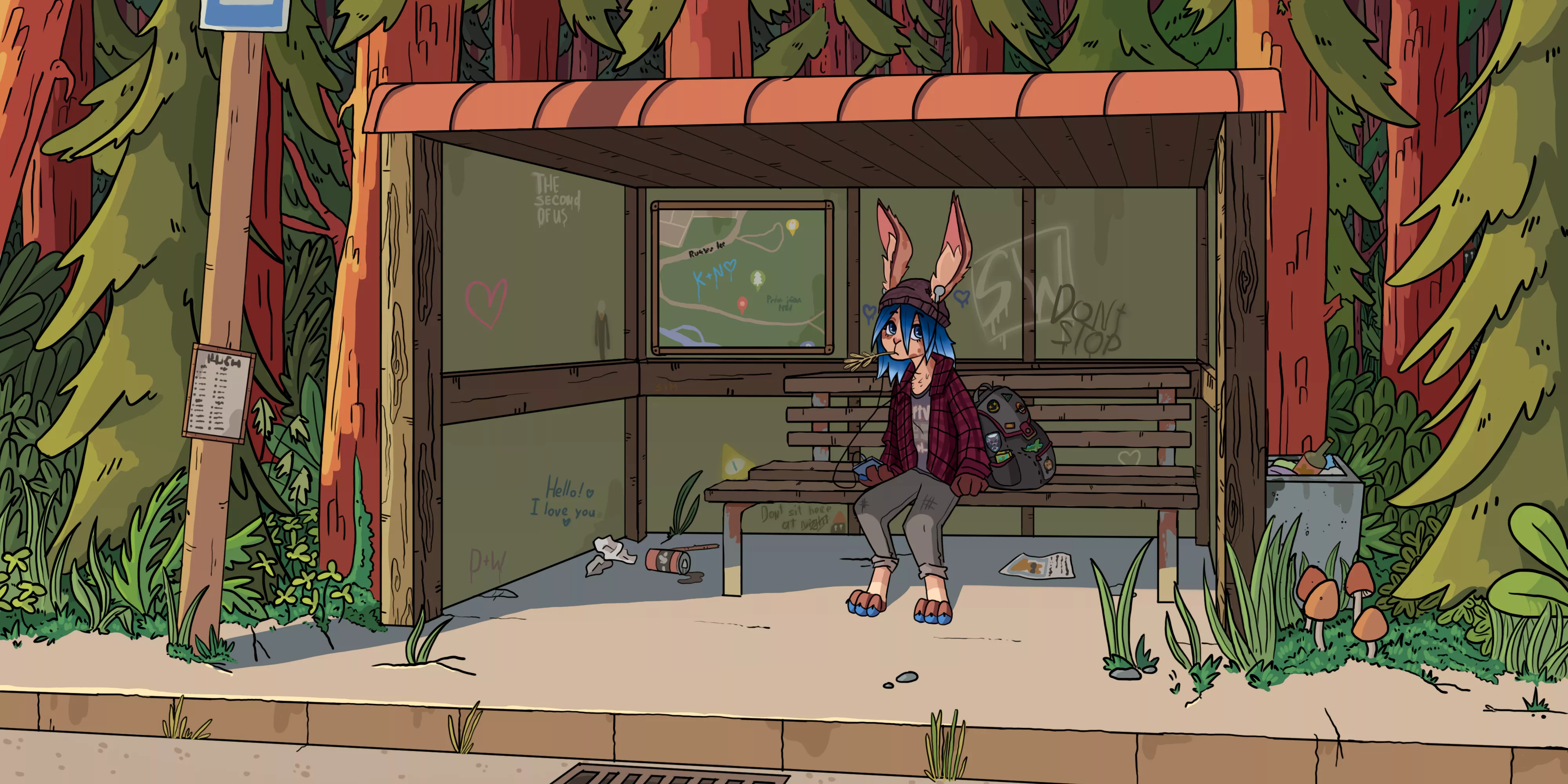 Hmm, strange feeling.. (Art by me)