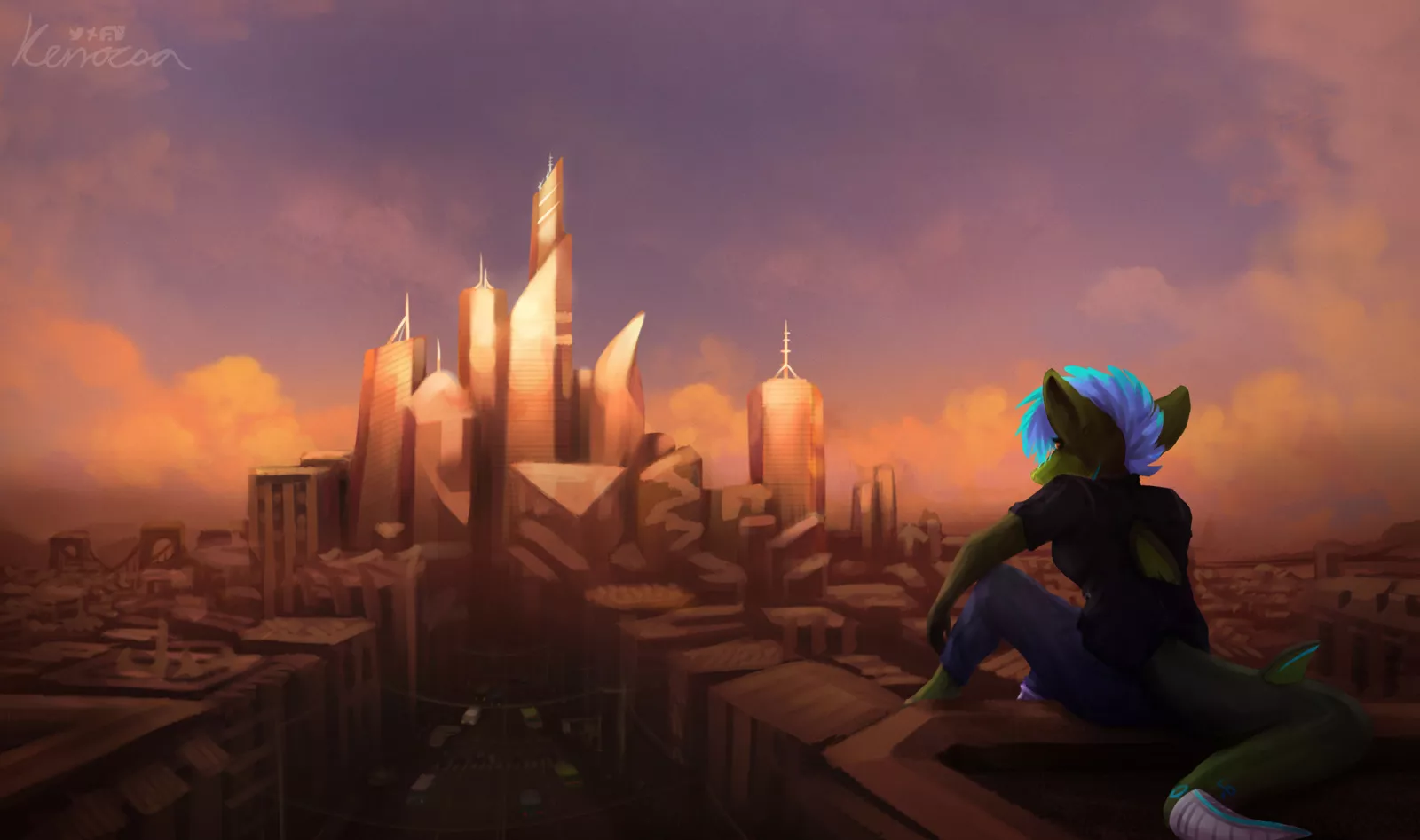 How would YOU title this? [art by me :3]