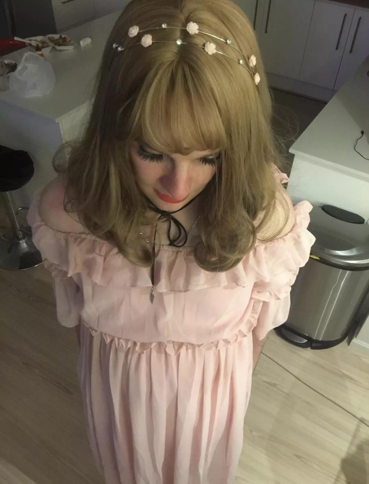 I can see the attraction die in girls eyes when they see how much of a sissy I am, they always tell me I might be gay and dump me, giving me a kiss on the cheek as they leave while I sob