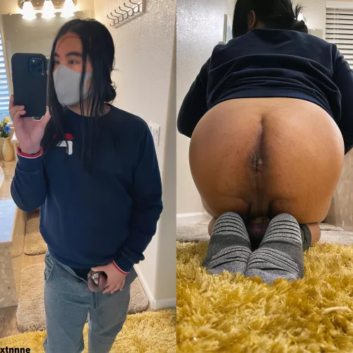 I didn't realize when I locked up the only way to cum is to take cock 😭