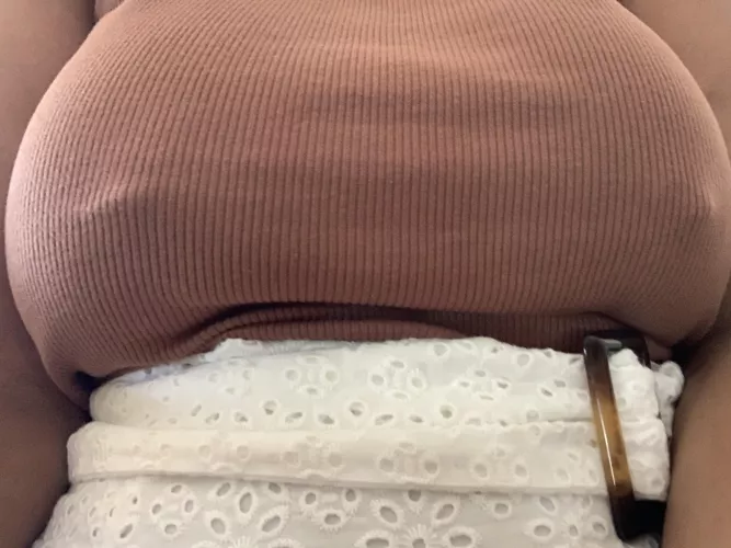 I pretty much never wear a bra these days